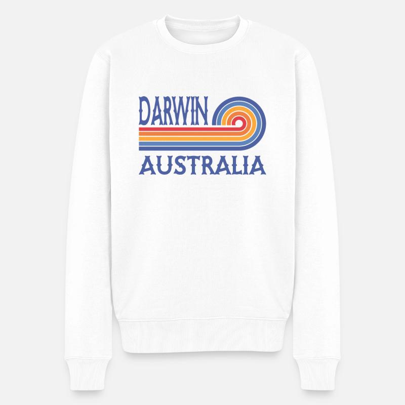 Darwin - Australie - Australien - Aussie - Pull Premium bio Homme - blanc