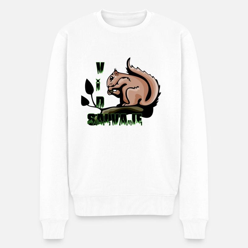 Tamia - Pull Premium bio Homme - blanc