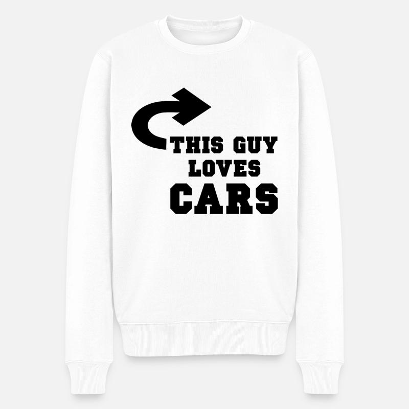 Voiture voiture - Pull Premium bio Homme - blanc