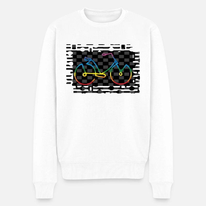 Vélo - Pull Premium bio Homme - blanc