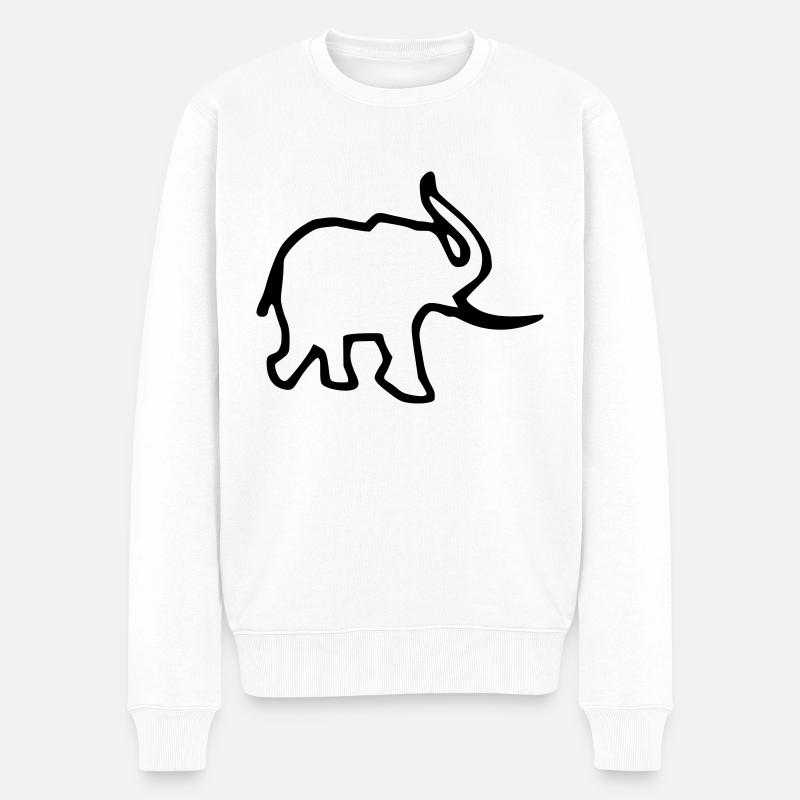 Mammut - Männer Premium Bio Pullover - Weiß