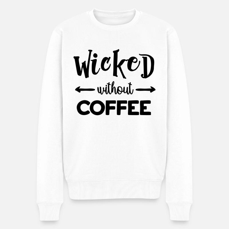 Wicked sans café - Pull Premium bio Homme - blanc