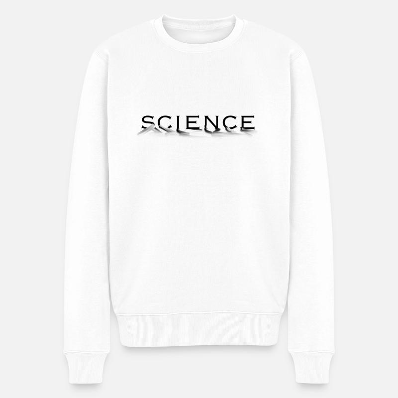 Science La connaissance - Pull Premium bio Homme - blanc
