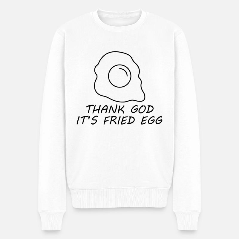 Fun Fun Drôle - Pull Premium bio Homme - blanc