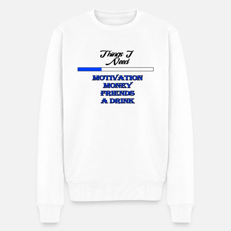 Ce dont j’ai besoin - Pull Premium bio Homme - blanc