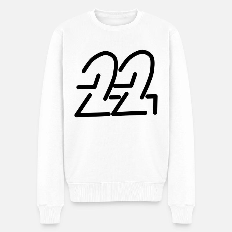 22 - Pull Premium bio Homme - blanc