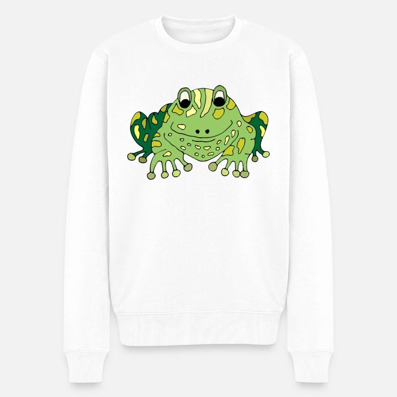 Grenouille - Pull Premium bio Homme - blanc