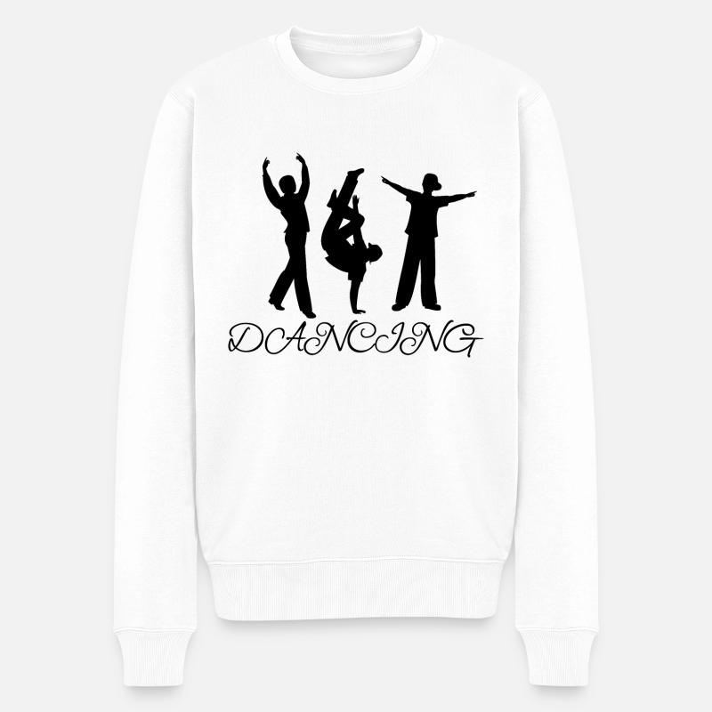 Danse Musique de danse - Pull Premium bio Homme - blanc