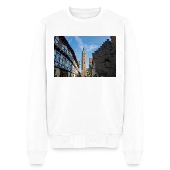 Église des Saints Côme et Damian Goslar - Pull Premium bio Homme - blanc - Devant - Thijin (182cm)