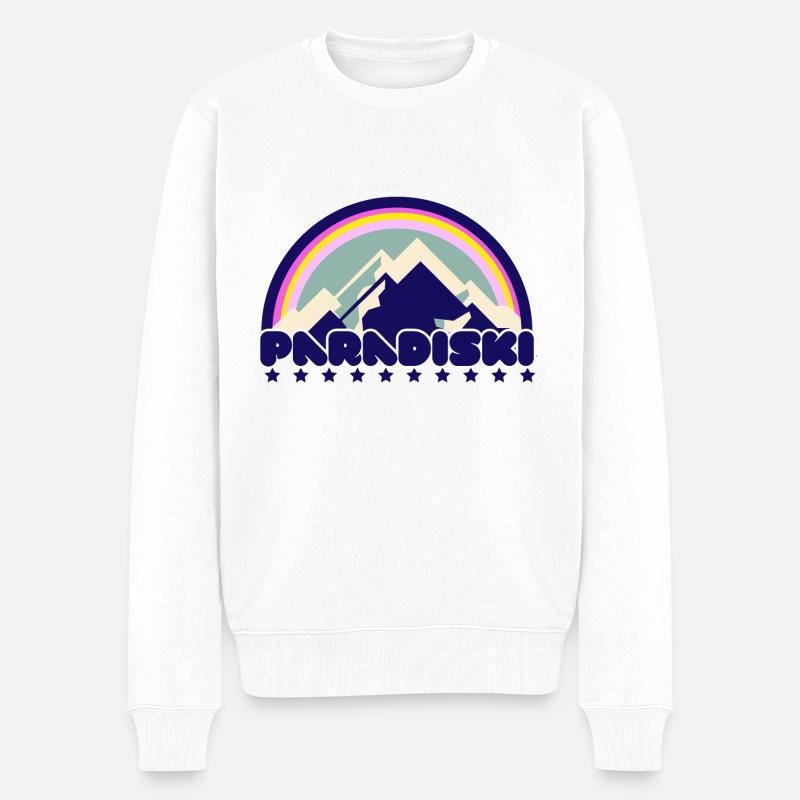 PARADISKI-SAMMLER - Männer Premium Bio Pullover - Weiß