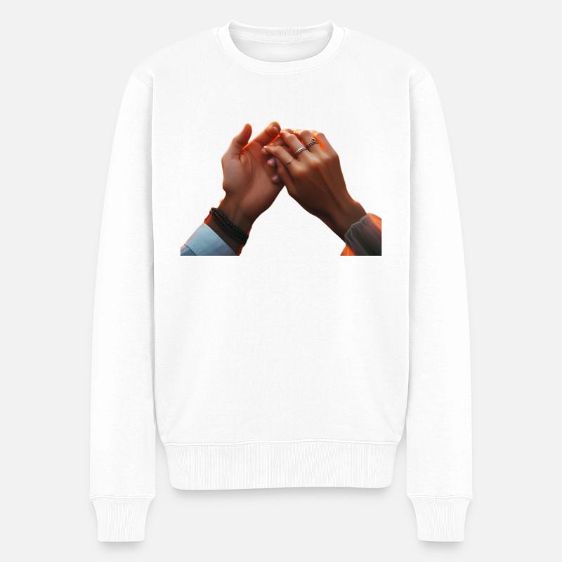 Main à main - Pull Premium bio Homme - blanc