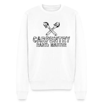 Carpentry Rank Master 4 - Männer Premium Bio Pullover - Weiß - Vorne - Thijin (182cm)