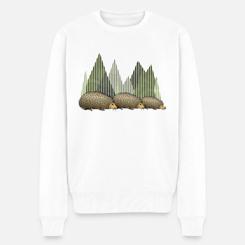 Hérissons - Pull Premium bio Homme - blanc