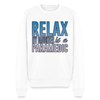 Relax My Daughter Is A Paramedic 3 - Pull Premium bio Homme - blanc - Devant - Thijin (182cm)