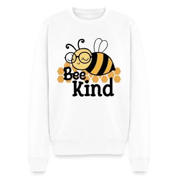 Bee Child Bee Bee - Men's Premium Organic Jumper - white - Front - Thijin (182cm)