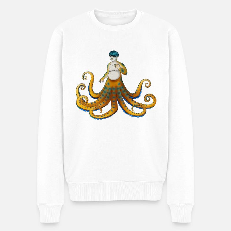 Dain - Pull Premium bio Homme - blanc