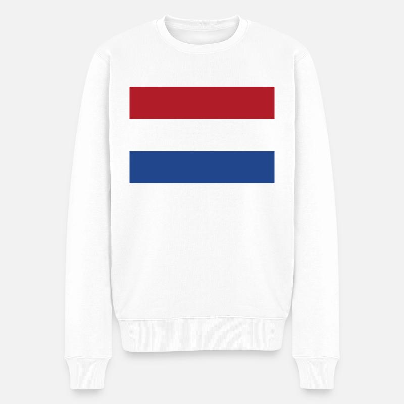 Pays-Bas - Pull Premium bio Homme - blanc