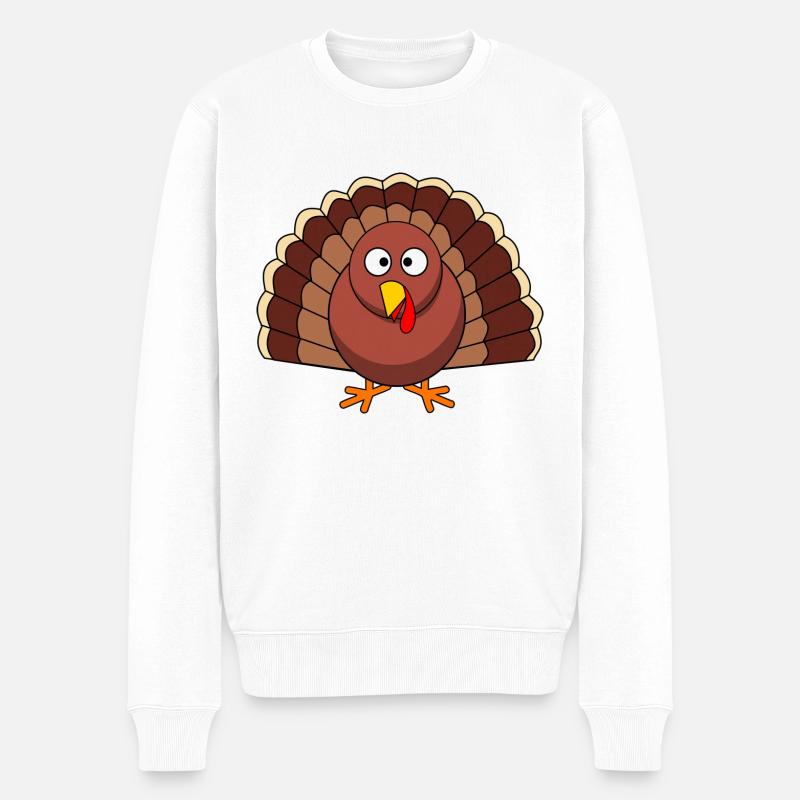 Pita la dinde - Pull Premium bio Homme - blanc