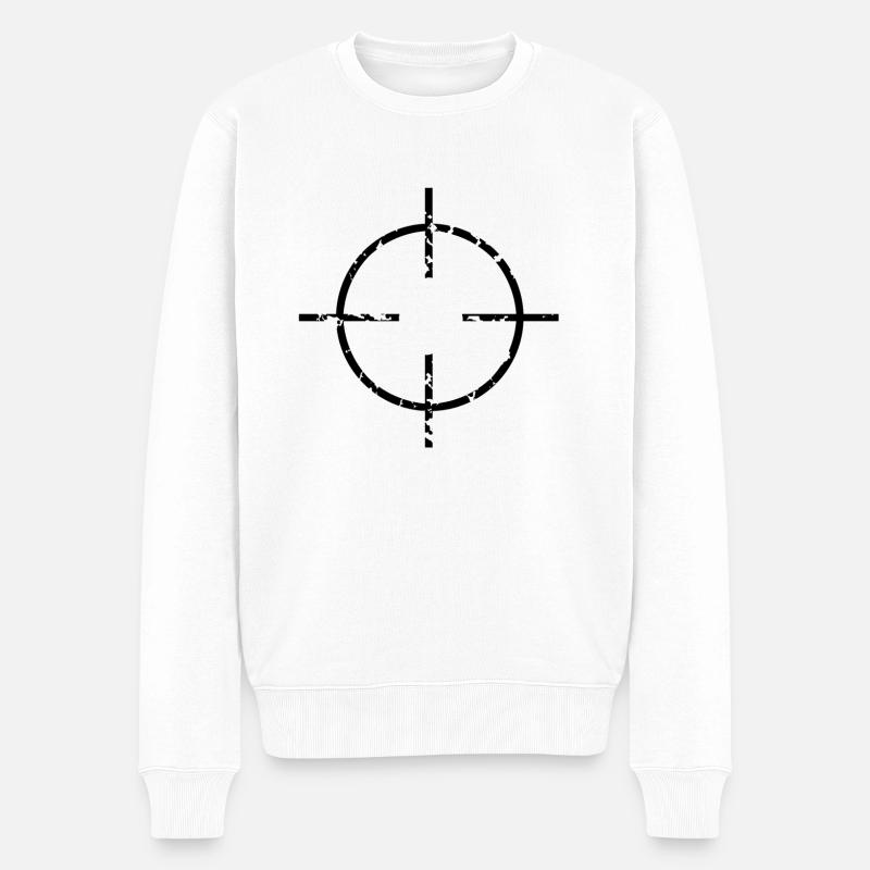 Cible - Pull Premium bio Homme - blanc