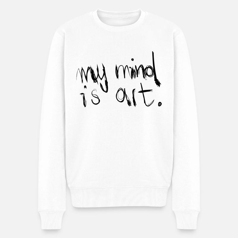 Mon est l'art - Pull Premium bio Homme - blanc