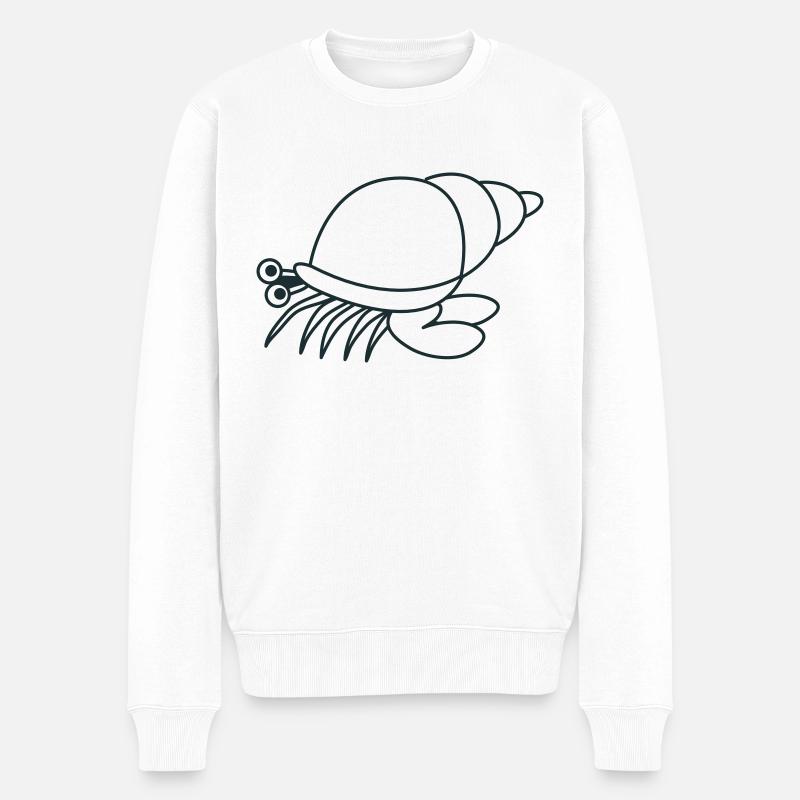 bernard-l'ermite - Pull Premium bio Homme - blanc