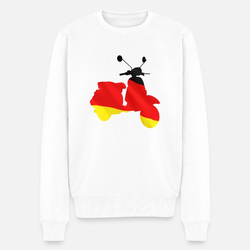 Wantodrive - Männer Premium Bio Pullover - Weiß