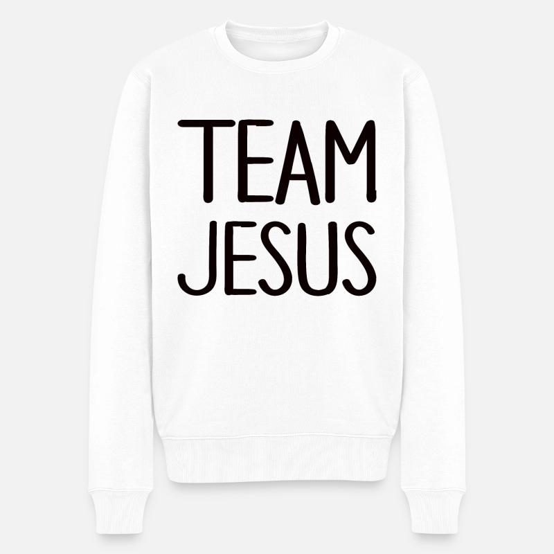 Équipe Jésus - Pull Premium bio Homme - blanc