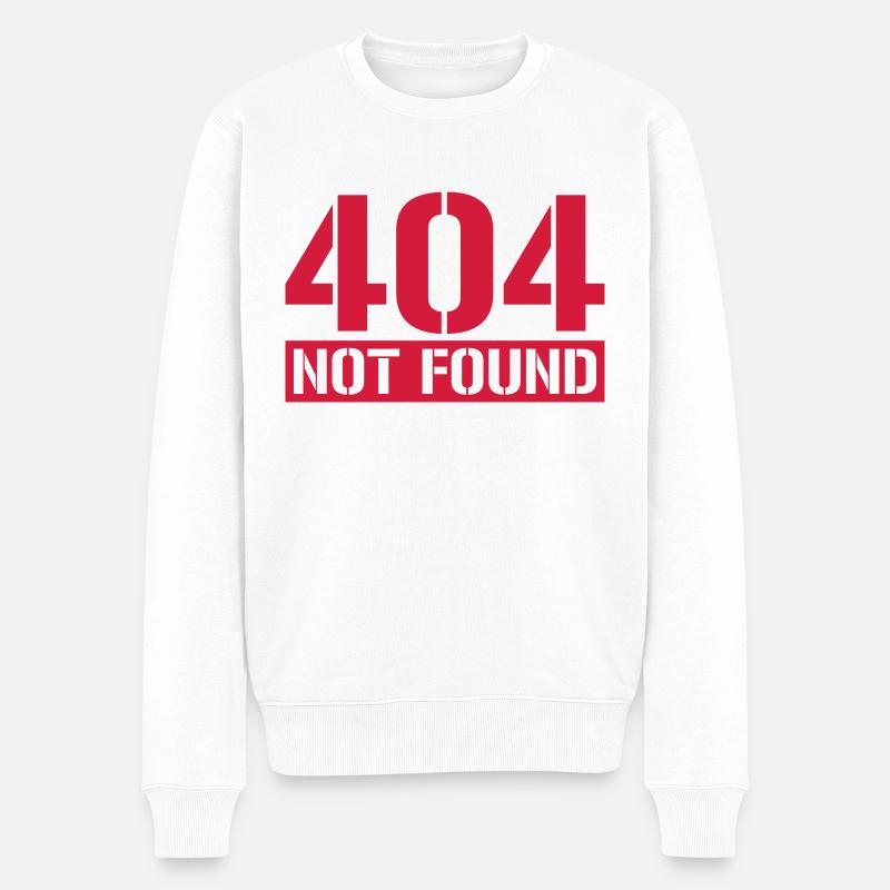 Message 404 introuvable - Pull Premium bio Homme - blanc