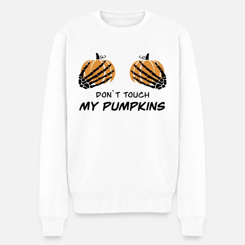 Citrouilles - Pull Premium bio Homme - blanc