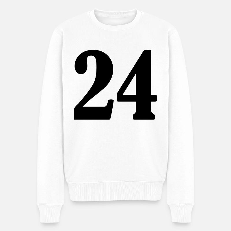 24 - Pull Premium bio Homme - blanc