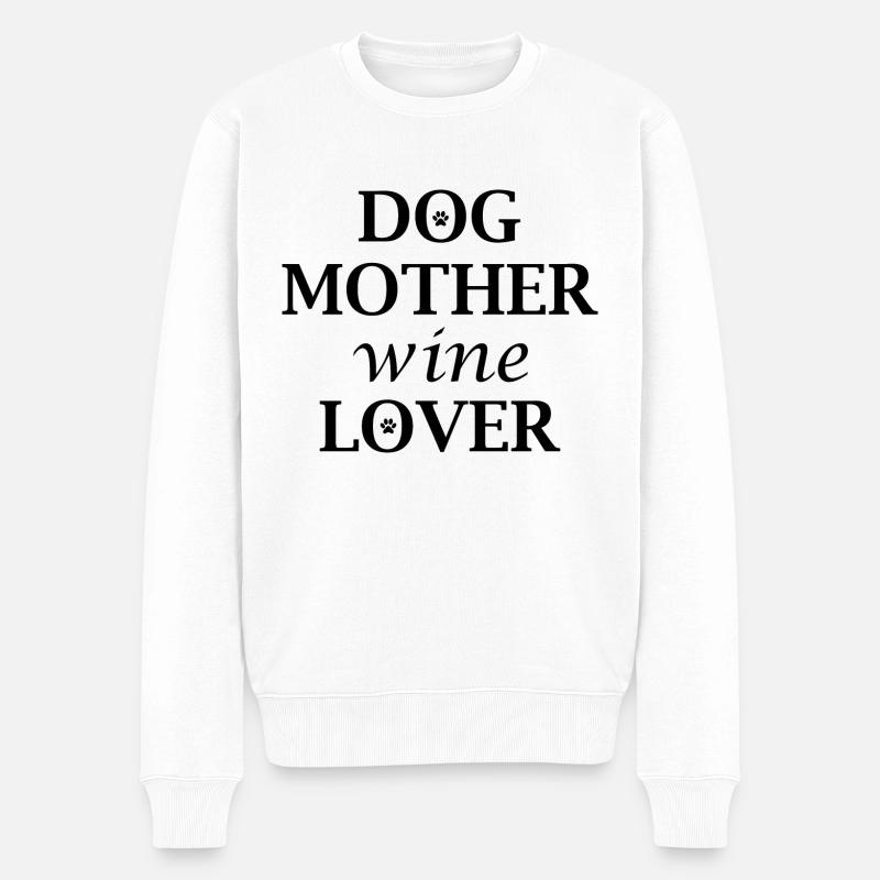 Hund Chien - Pull Premium bio Homme - blanc