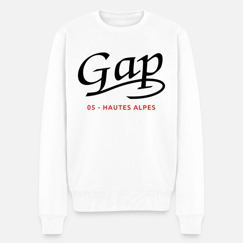 Gap - Hautes Alpes - Pull Premium bio Homme - blanc