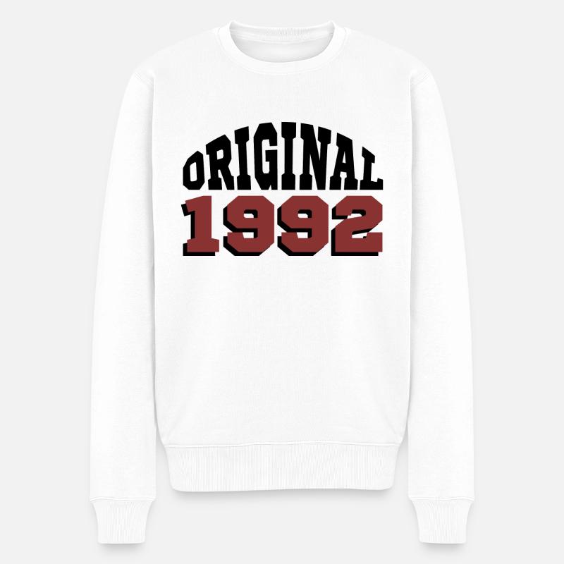 Original 1992 - Pull Premium bio Homme - blanc