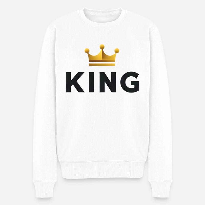 Tu es le roi - Pull Premium bio Homme - blanc