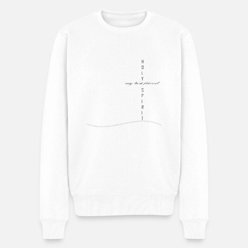 ESPRIT SAINT - Pull Premium bio Homme - blanc