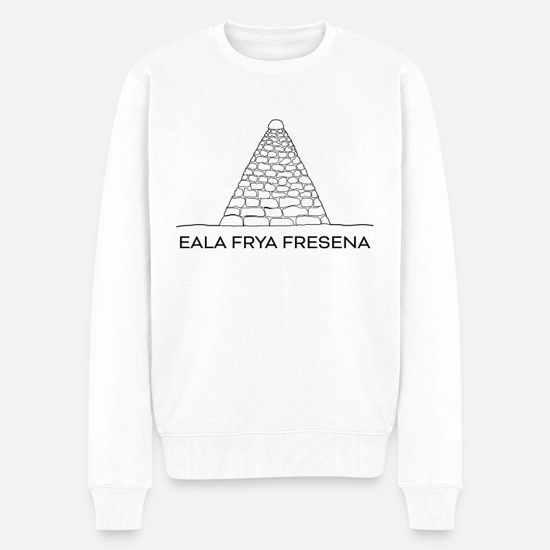 Upstalsboom - Männer Premium Bio Pullover - Weiß