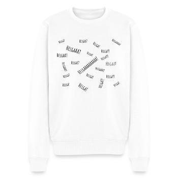 Helga Festival Rufe Open Air Fun Cult Fun Geek - Men's Premium Organic Jumper - white - Front - Thijin (182cm)