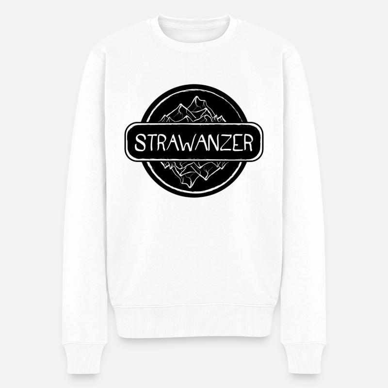 Strawanzer - Männer Premium Bio Pullover - Weiß
