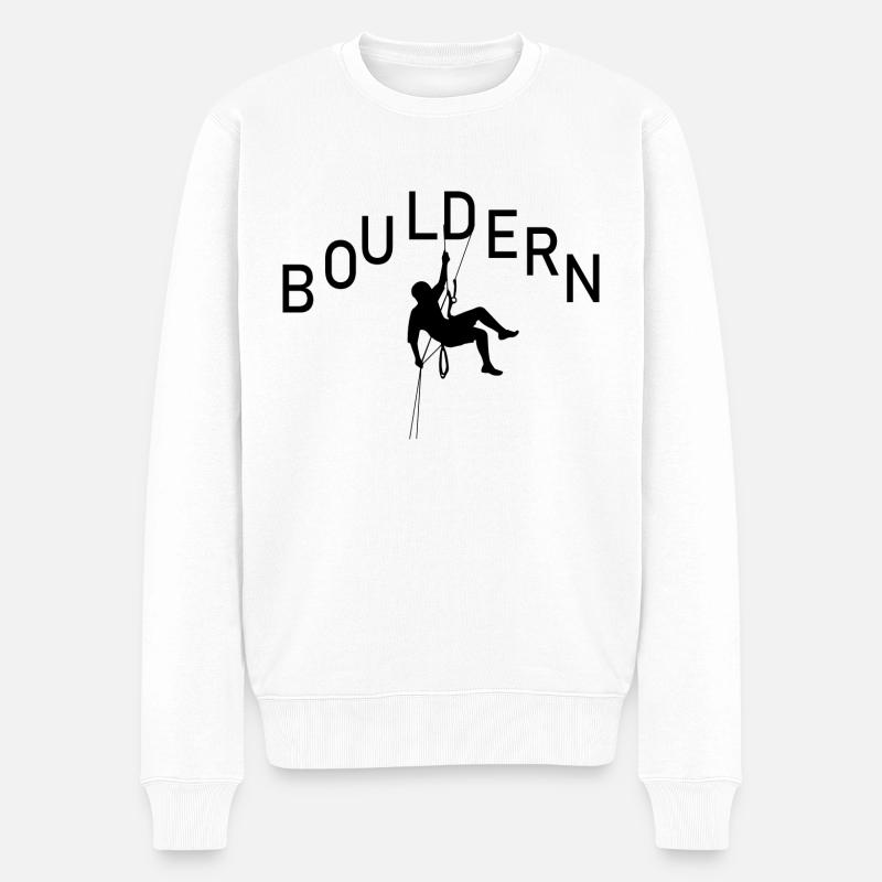 escalade - Pull Premium bio Homme - blanc