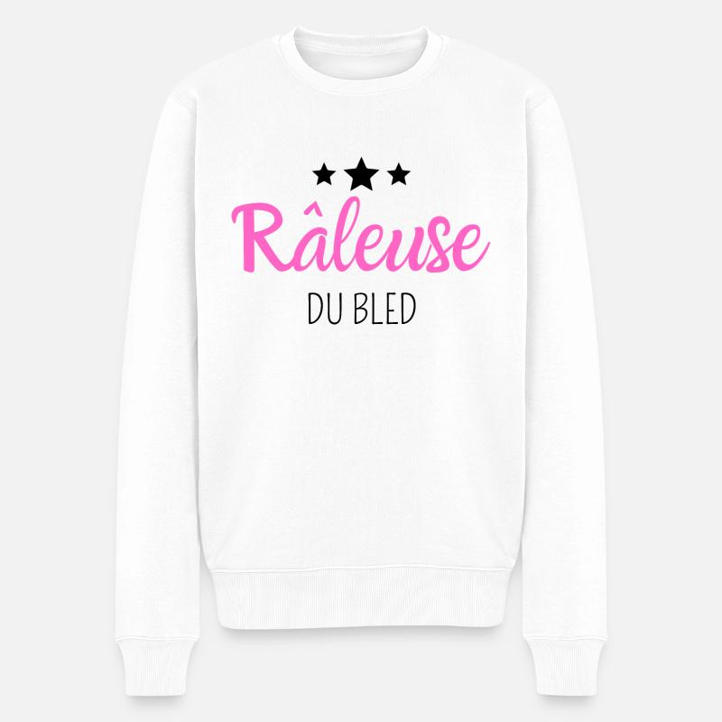 Râleuse du bled - Pull Premium bio Homme - blanc