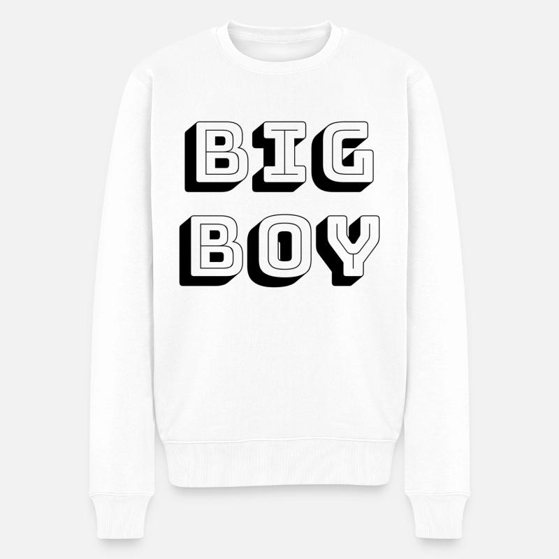 Grand garçon - Pull Premium bio Homme - blanc
