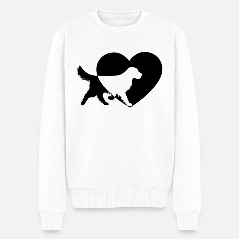 Hund Chien - Pull Premium bio Homme - blanc
