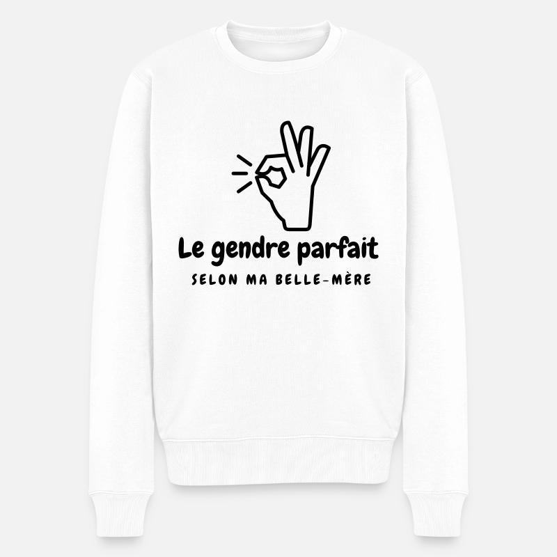 Le gendre parfait - Pull Premium bio Homme - blanc