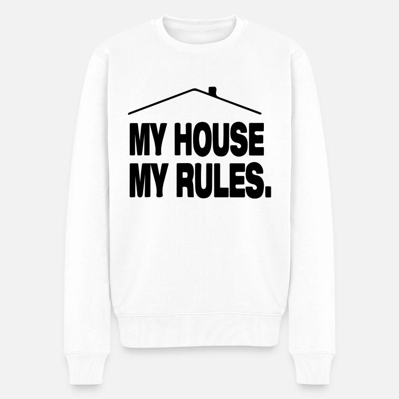 ma maison mes règles - Pull Premium bio Homme - blanc