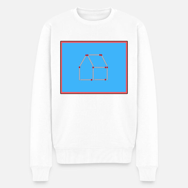 Jeu de matchmaking - Pull Premium bio Homme - blanc