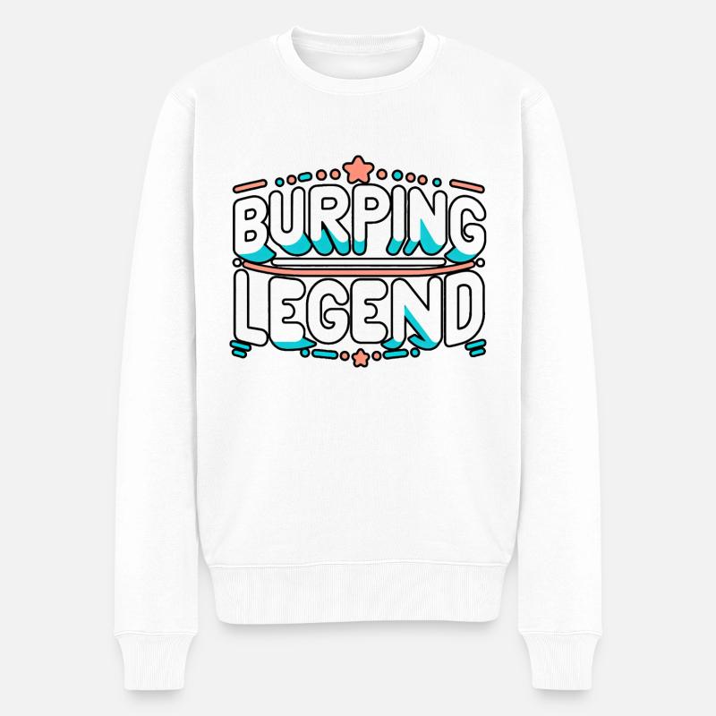 Légende du rot 21 - Pull Premium bio Homme - blanc