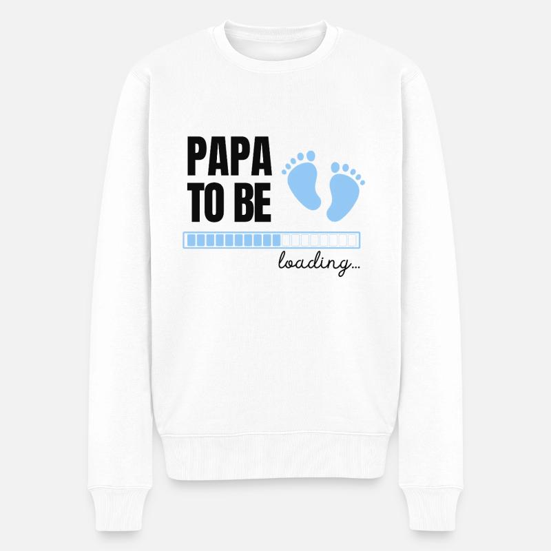 Futur papa - garçon - Pull Premium bio Homme - blanc