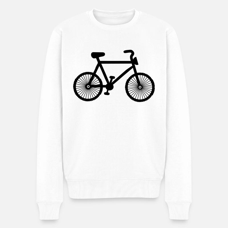 VELO - Männer Premium Bio Pullover - Weiß