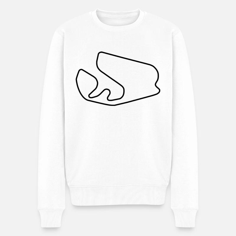 Circuit du Brésil - Pull Premium bio Homme - blanc