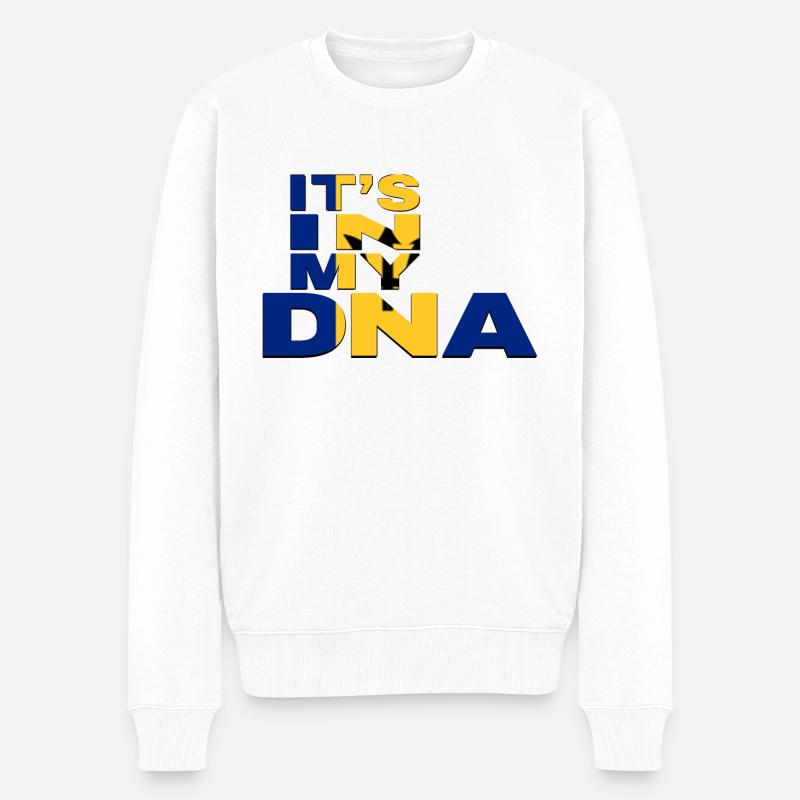 ITS IN MY DNA BARBADE - Pull Premium bio Homme - blanc